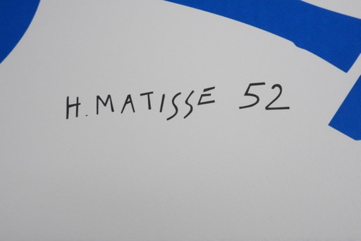 Henri MATISSE : Nu bleu IV, Lithographie signée – lithos zeefdrukken, Paper (photo 2 of 8)