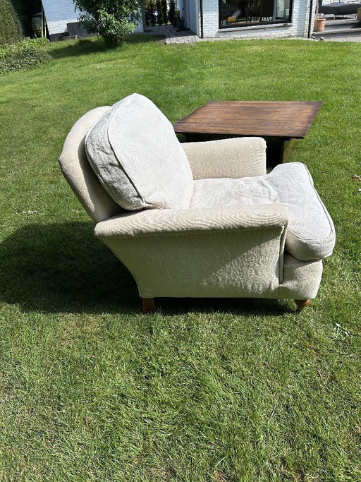 Sillón. (tapicería de lino)
