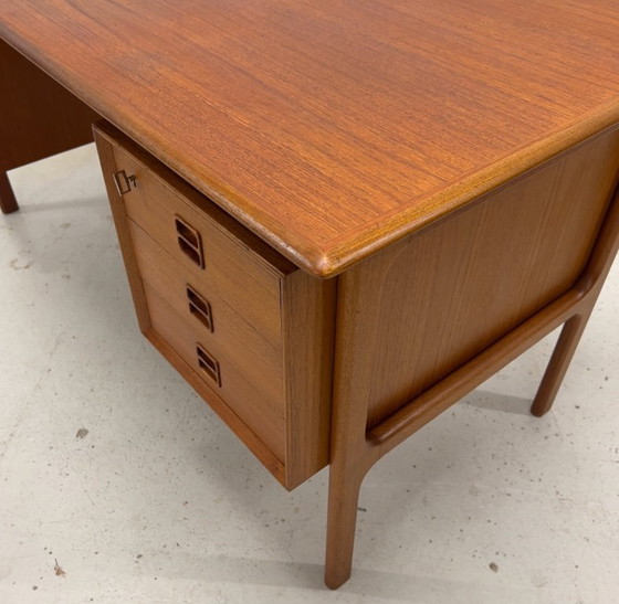 Image 1 of Teak Executive Desk By Arne Vodder For Brouer, 1960s