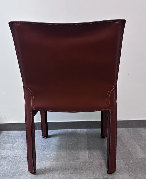 Cassina By Mario Bellini Leather Dining Chairs, 6 Pieces (photo 2 of 7)