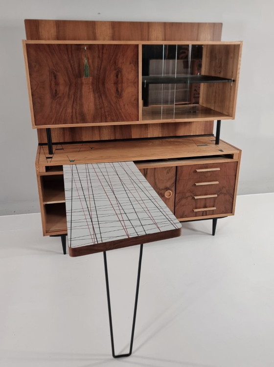 Image 1 of Bureau buffet vintage, années 1970