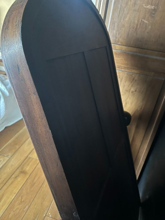 Image 1 of Ganzkörperspiegel aus Mahagoni aus dem 19. Jahrhundert