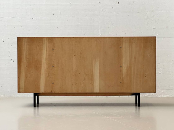 Image 1 of Credenza alta svizzera di metà secolo con vano bar in teak, anni '60
