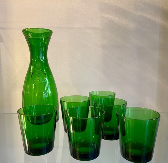 Image 1 of Caraffa da vino italiana con 6 bicchieri