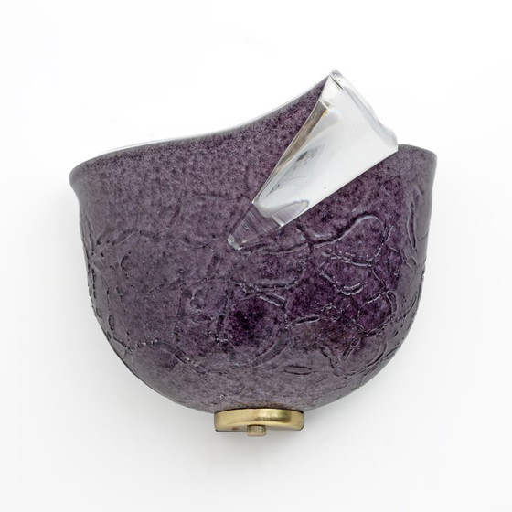 Image 1 of Coppia di applique moderne in vetro di Murano italiano di Mila Schon per Zonca, anni '80