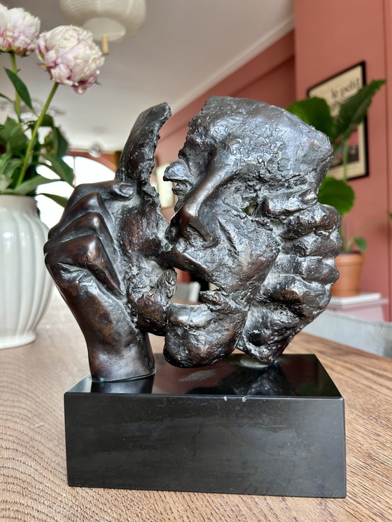 Image 1 of Betty Wachsstock – Sculpture originale en bronze | Héritage familial