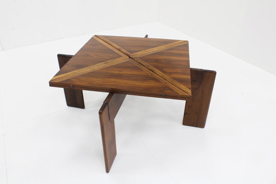 Image 1 of  Vintage uitschuifbare eettafel Silvio Coppola voor Bernini, jaren 60 Italië