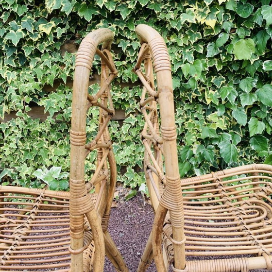 Image 1 of Paar rotan stoelen van Van Rohe