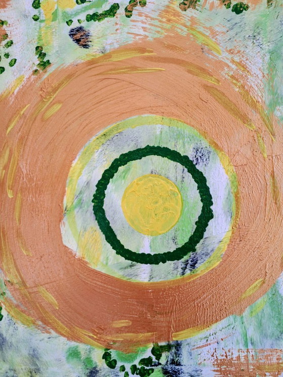 Enzo San Marco - Centrifugaal - Schilderij van de kunstenaar – Schilderijen & Tekeningen, Canvas (photo 5 of 15)