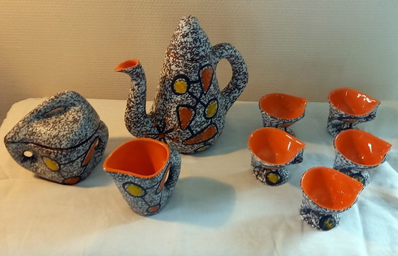 Image 1 of Kaffeeservice Le Vaucour Vallauris aus den 50er und 60er Jahren