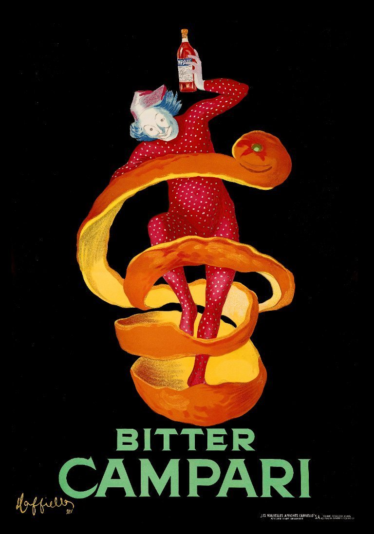 Bitter Campari - Leonetto Cappiello 1921 - Poster 70x100 cm | €63