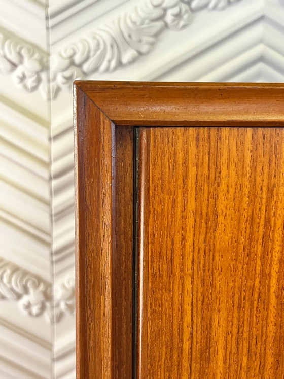 Credenze alte vintage, teak, Germania anni '60 – Metallo, Mid Century Modern (photo 4 of 6)