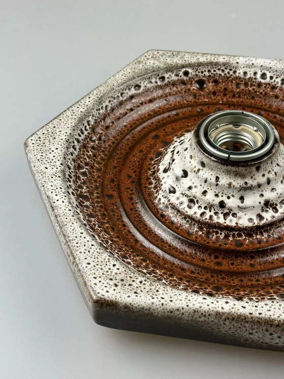 Image 1 of 60s 70s Aplique Ceramica Siglo Medio Diseño Space Age