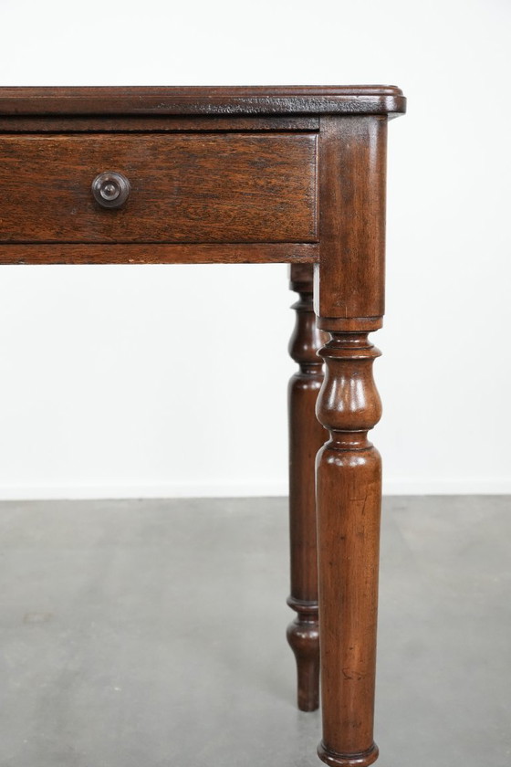 Image 1 of Beautiful, subtle antique English hallway cabinet/side table from the late 19th century