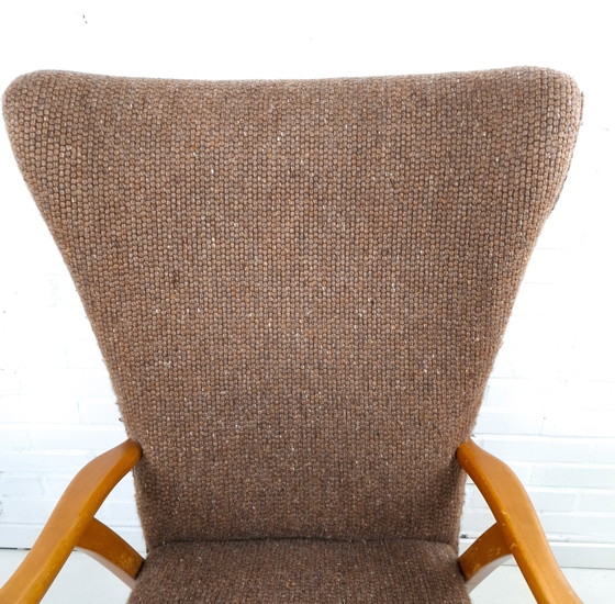 Image 1 of Vintage Wingback fauteuil jaren 60/70 mid century modern