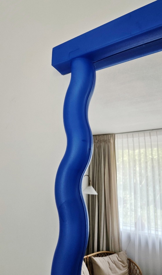 Image 1 of Espejo de diseño IKEA Ulk azul de los años 90