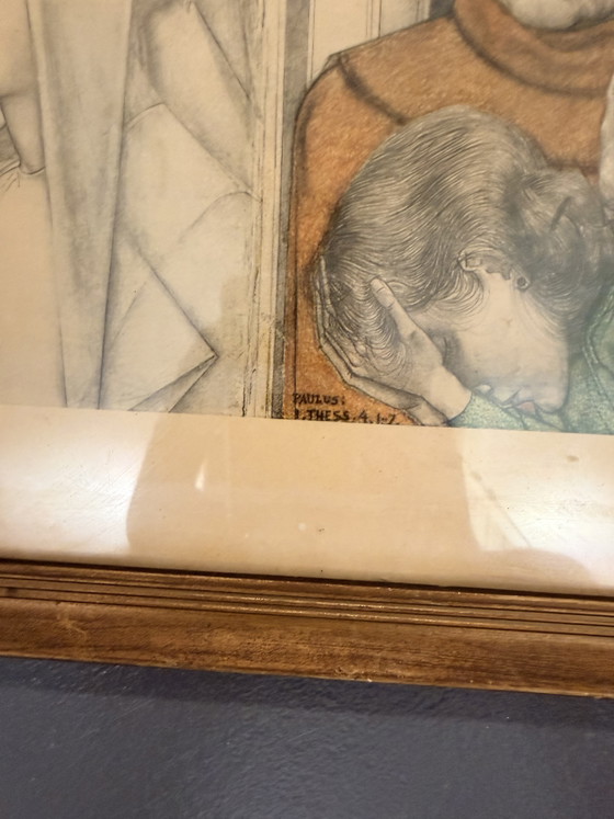Jan Toorop 1858-1928 / Originele Lithografie - Het Offer 1927 – Litho's & Zeefdrukken, Paper (photo 2 of 10)