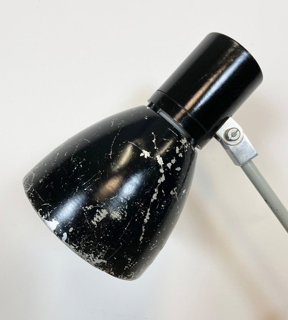 Image 1 of Lampada da tavolo industriale nera di Elektrosvit, anni '70