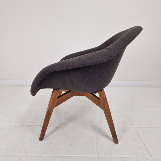 Image 1 of Set of 2 Bucket Lounge Chairs by Miroslav Navrátil for Vertex, 1960's