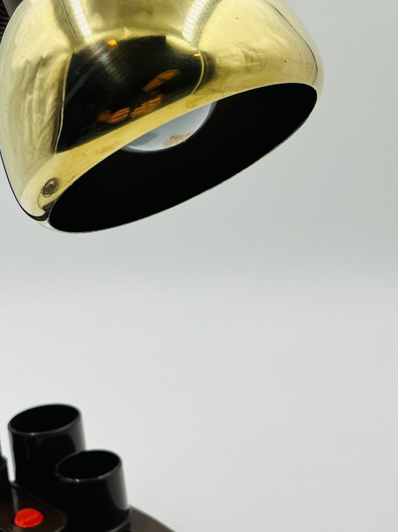 Lampada da scrivania/organizer dal design vintage degli anni '80. – Lampade da lettura, Brass (photo 8 of 12)
