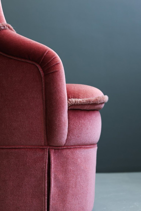 Image 1 of Set di due sedie da boudoir vintage