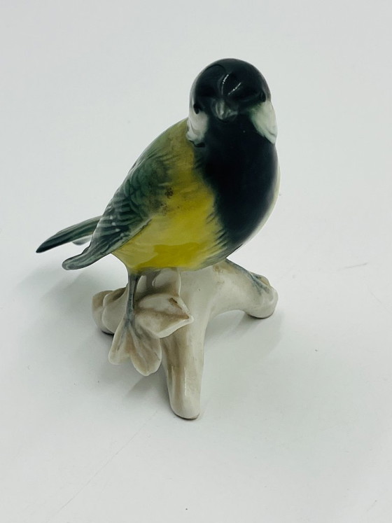 Figurine d'oiseau en céramique, Karl Ens, Objets déco, Jaune (photo 3 sur 10)