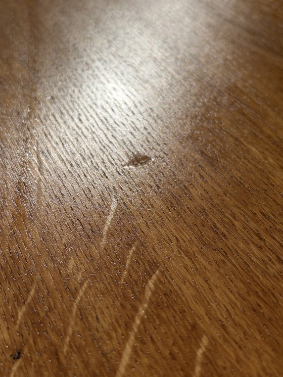 Image 1 of Design on Stock Wave coffee table – solid oak – excellent condition