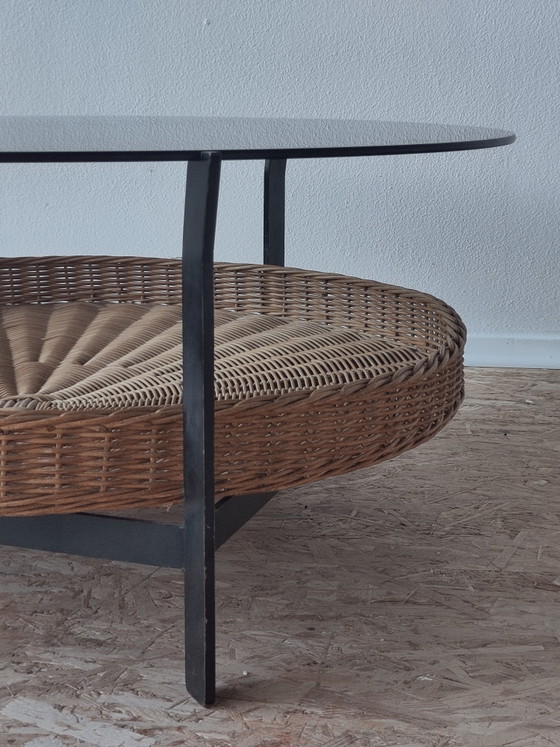 Image 1 of Glazen Salontafel Rudolf Wolf Rohé Noordwolde