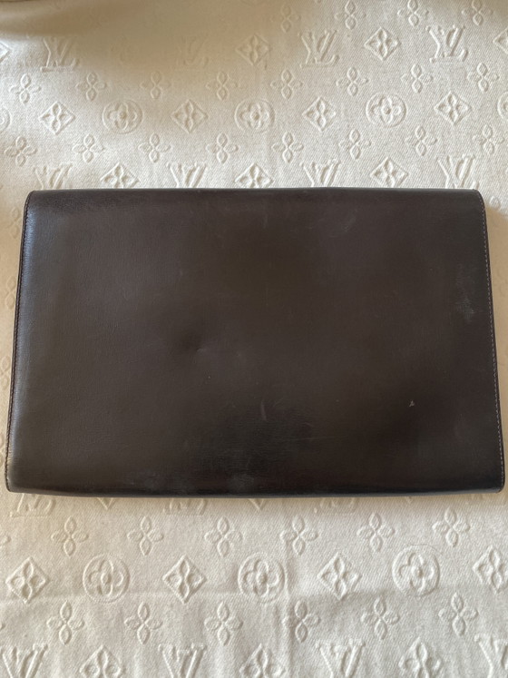Image 1 of Delvaux clutch vintage nappa brown
