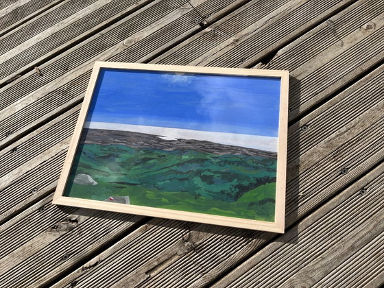 Image 1 of Gouache auf Naturpapier. Größe 30x40cm.