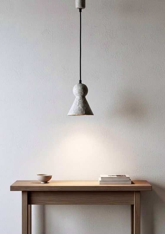 Image 1 of LOVER 02 Designer-Pendelleuchte von Rodrigo Vairinhos "NEO", Mineralbeton
