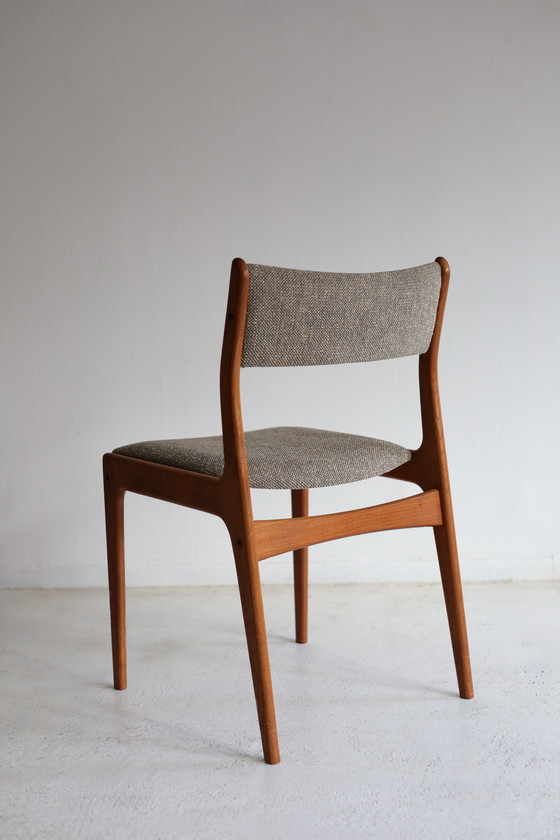 Image 1 of Set van 5 Eetkamerstoelen Johannes Andersen, Deens Jaren 50/60