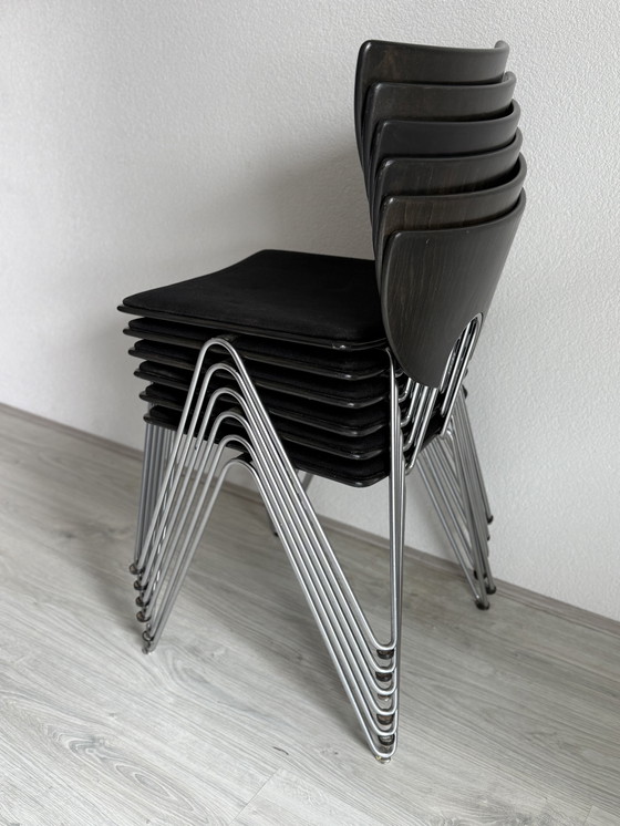 Image 1 of 6x Mikado eetkamerstoelen Kusch en Co