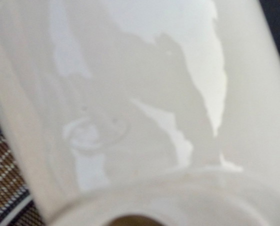 Image 1 of Mayonnaise jar with lid, made of solid stoneware.