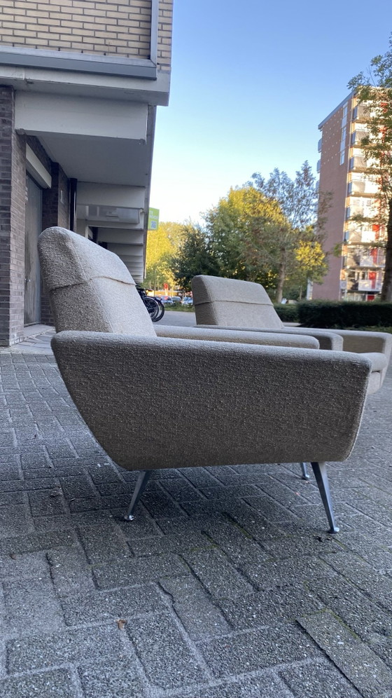 Fauteuil Gispen – Textile, Chrome (photo 8 of 8)