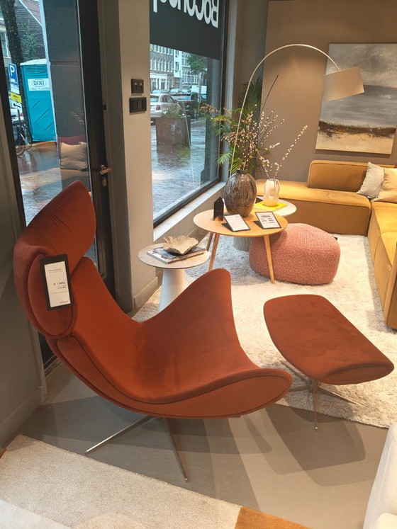 Imola fauteuil met draaifunctie, BoConcept, Sedie girevoli, Pelle, Metallo, Argentato (foto 3 di 3)