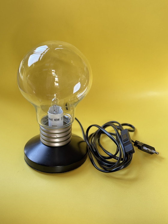 Image 1 of Vintage IKEA Blinda tafellamp glazen ‘bulb’ designlamp 2000s