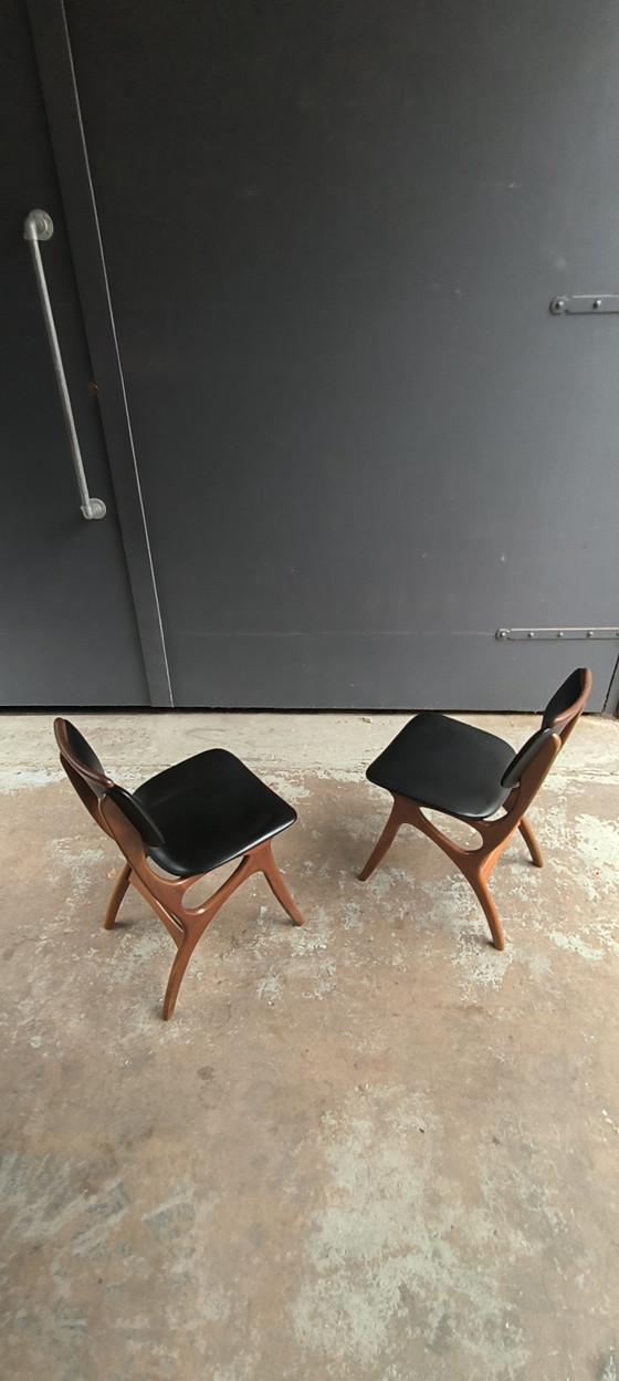 Image 1 of 4 vintage retro design jaren 60 Pynock Wierden stoelen 