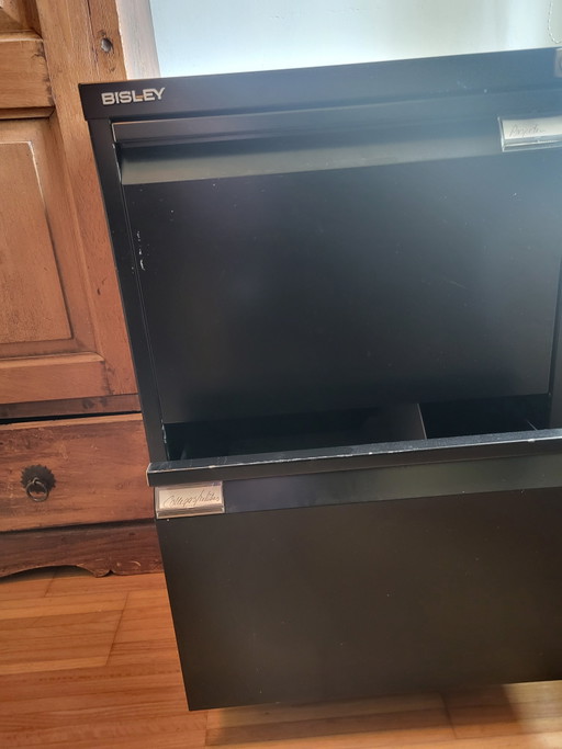 Bisley Aktenschrank Schwarz – archiefkasten, Metal (photo 2 of 6)