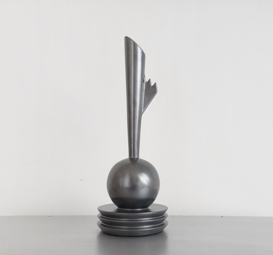 Image 1 of Alessi Tendentse 'Lirio' Vase industriel/postmoderne par Andrea Nannetti 1985 Nr.55/90