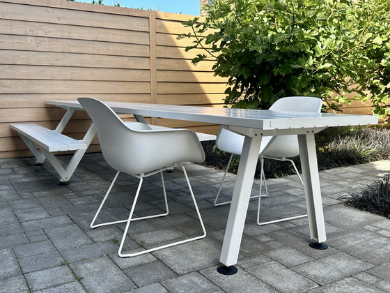 Extremis Outdoor Marina Collection Combo in Off-White 415 cm – Garden benches, Polyester, rvs (photo 12 of 15)