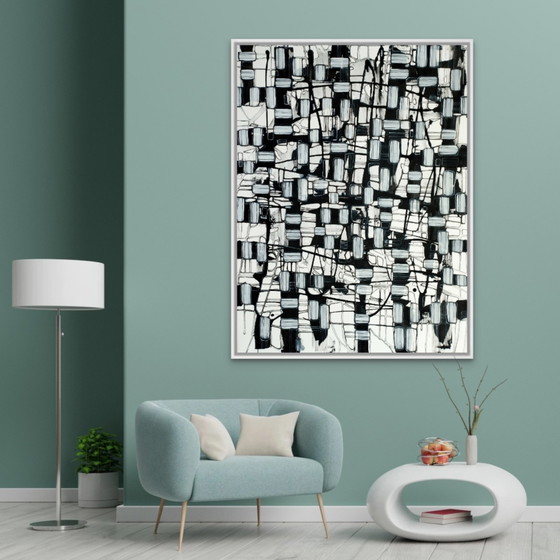 Natia Antadze Abstracte Compositie XXL – Schilderijen & Tekeningen, Canvas (photo 3 of 15)