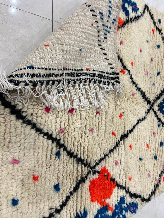 Image 1 of Tapis Beni Ouarain en laine authentisch 200cmx150cm