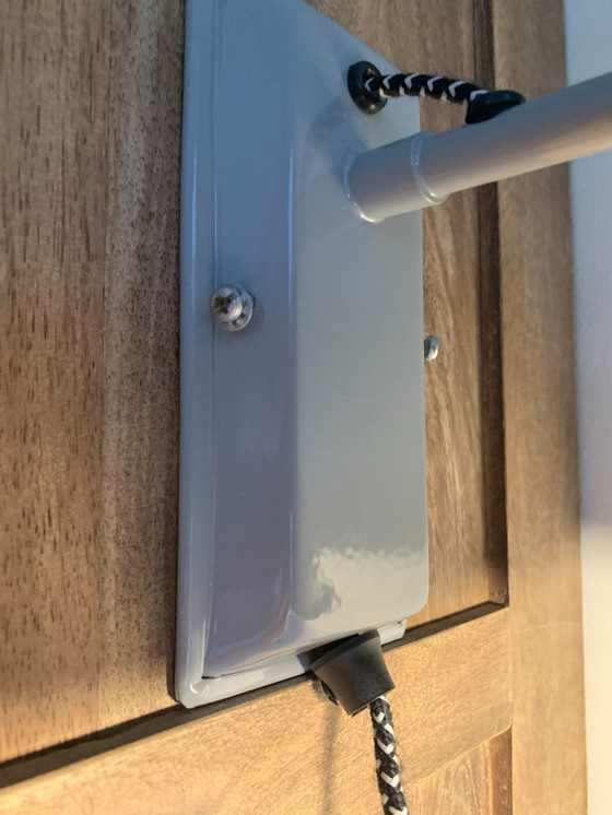 Image 1 of Vintage NARDO GREY wandlamp - Fitting E27