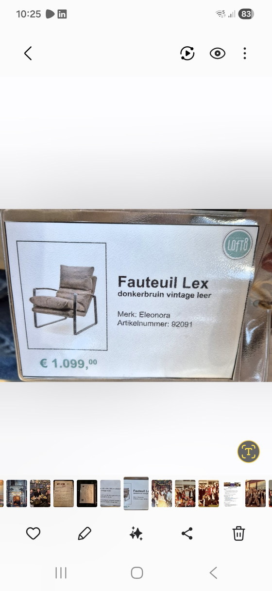 Image 1 of 2 sillones de lujo del modelo 'Lex'