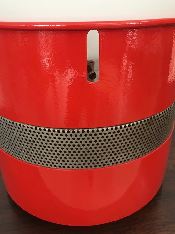 Mezzo Oracle Table lamp by Gae Aulenti for Artemide, Italy, 1969, Red (photo 11 of 14)