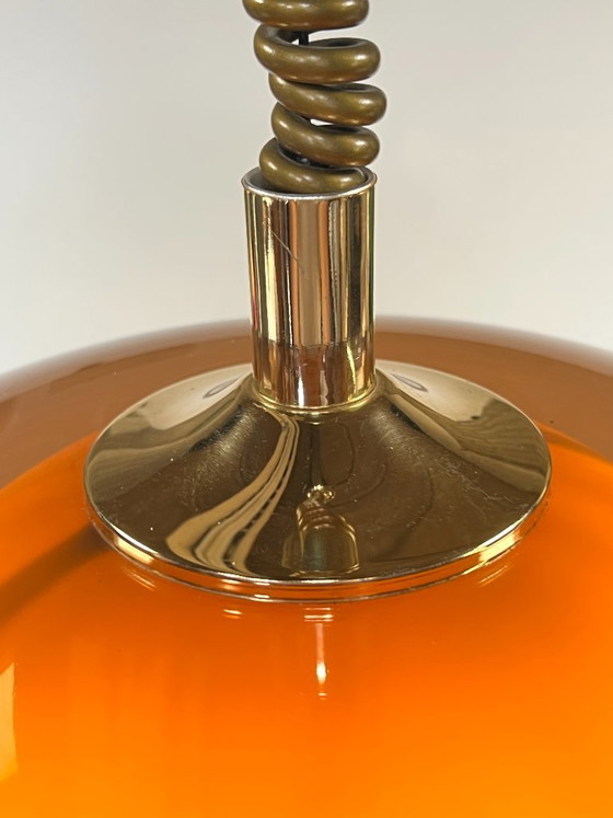 Image 1 of Lampe à suspension vintage italienne, Meblo Italie, 1970