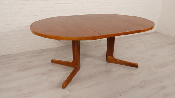 Image 1 of Vintage Round Dining Table | Teak | Extendable