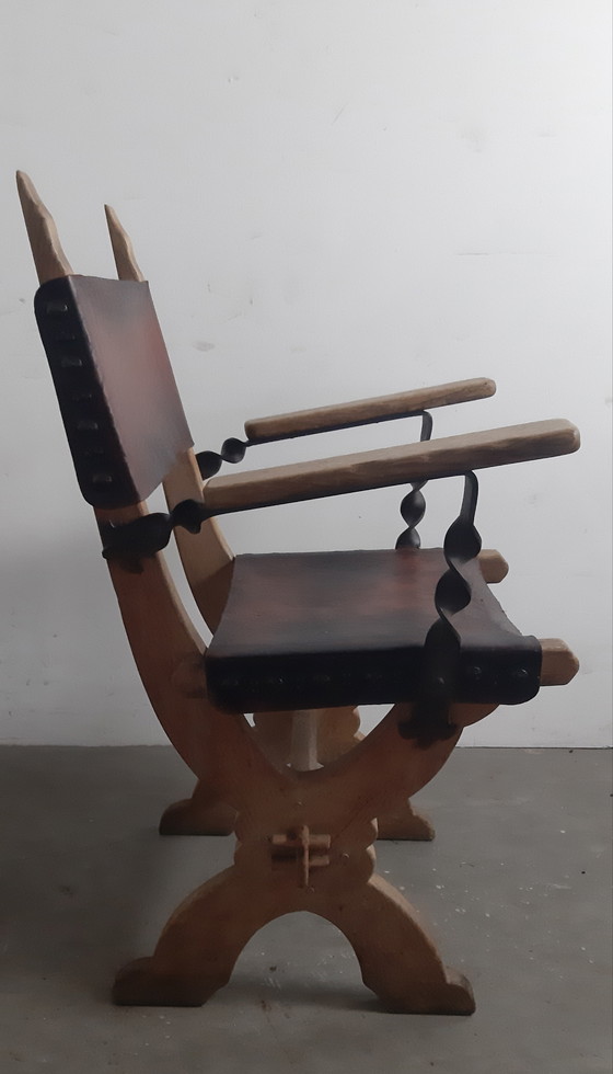 Image 1 of Bram Sprij Brutalistische Esszimmerstühle Designer 1959