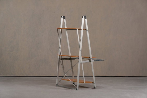 Image 1 of Postmoderner Schreibtisch Banco Plus mit Regal von Raul Barbieri für Rexite, Italien, 2000er Jahre